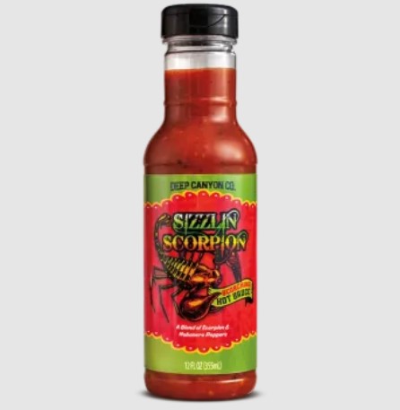 Deep Canyon Co. Sizzlin’ Scorpion Scorching Hot Sauce